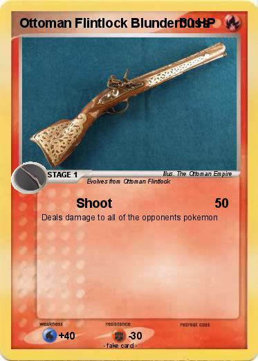 Pokemon Ottoman Flintlock Blunderbuss