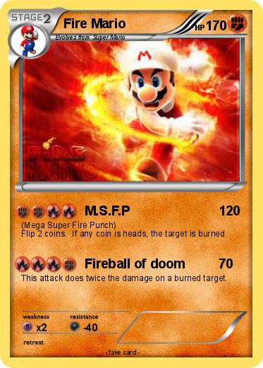 Pokemon Fire Mario