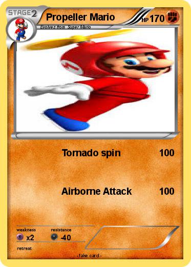 Pokemon Propeller Mario