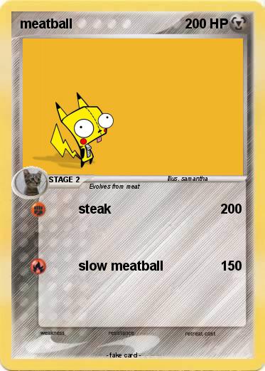 Pokemon meatball