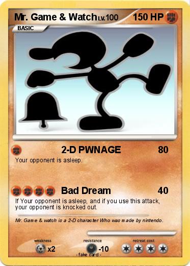 Pokemon Mr. Game & Watch