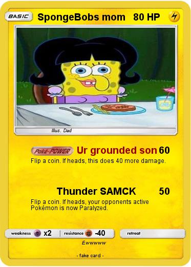 Pokemon SpongeBobs mom