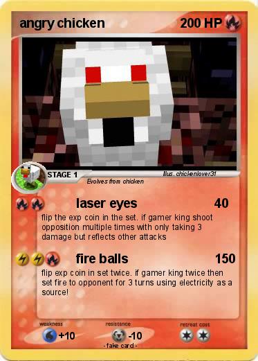 Pokemon angry chicken