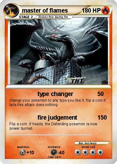 Pokemon master of flames