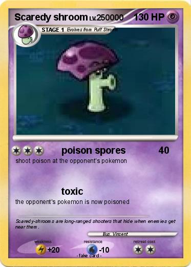 Pokemon Scaredy shroom