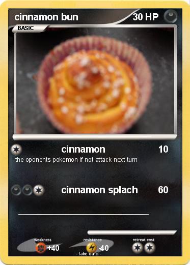 Pokemon cinnamon bun