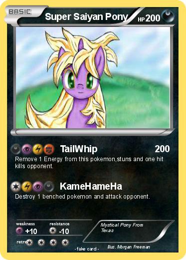 Pokemon Super Saiyan Pony