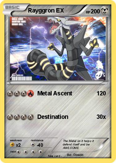 Pokemon Rayggron EX