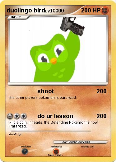 Pokemon duolingo bird