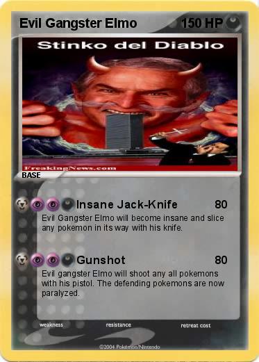 Pokemon Evil Gangster Elmo