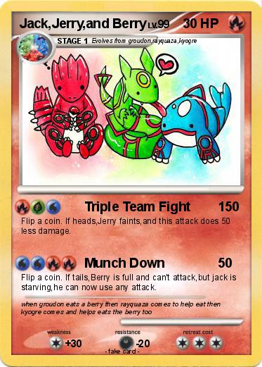 Pokemon Jack,Jerry,and Berry