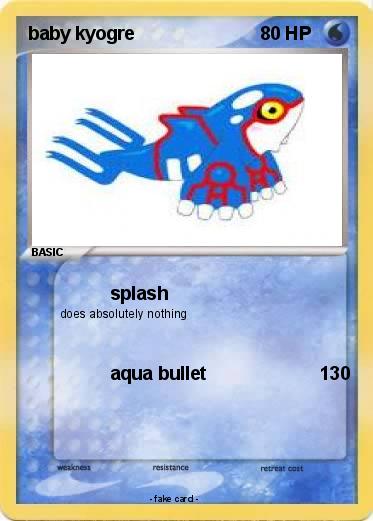 Pokemon baby kyogre