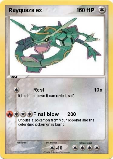 Pokemon Rayquaza ex                      1