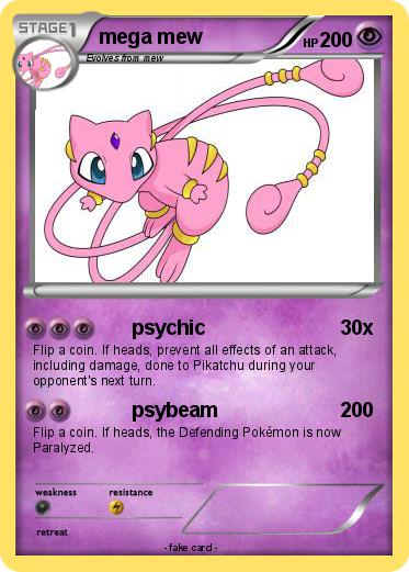 Pokemon mega mew