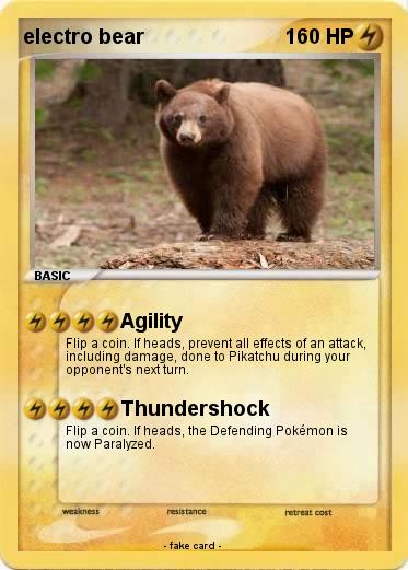 Pokemon electro bear