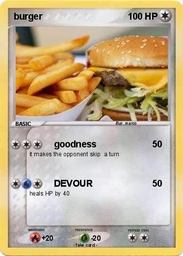 Pokemon burger