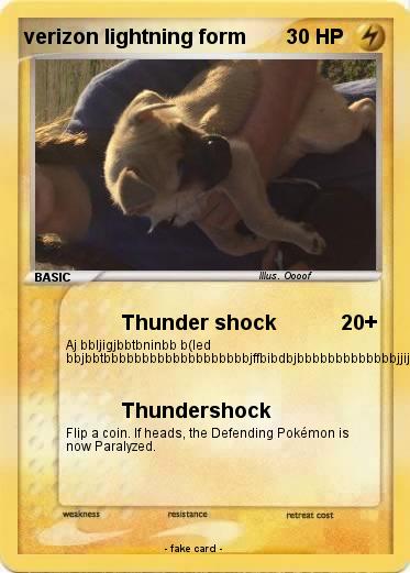 Pokemon verizon lightning form