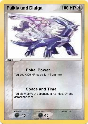 Pokemon Palkia and Dialga    