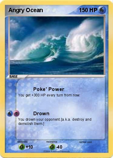 Pokemon Angry Ocean