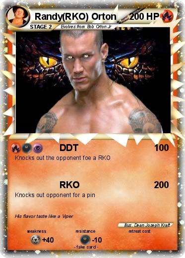 Pokemon Randy(RKO) Orton