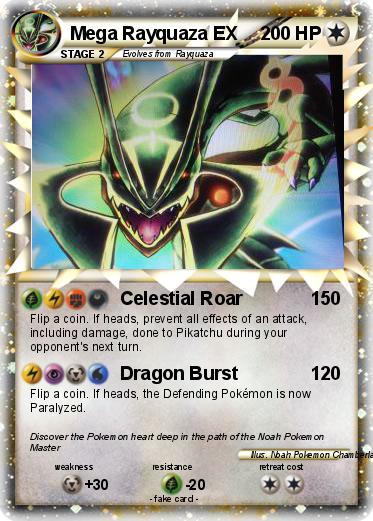 Pokemon Mega Rayquaza EX