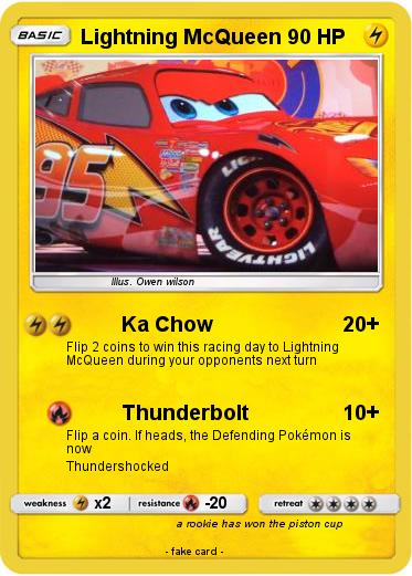 Pokemon Lightning McQueen