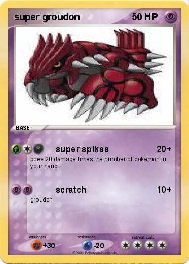 Pokemon super groudon