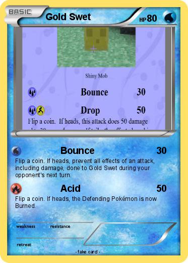 Pokemon Gold Swet