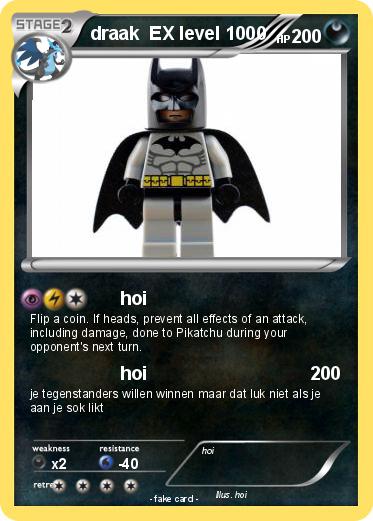 Pokemon draak  EX level 1000
