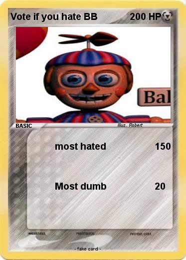 Pokemon Vote if you hate BB