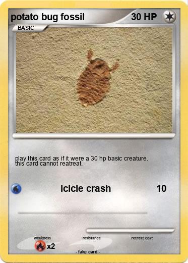 Pokemon potato bug fossil