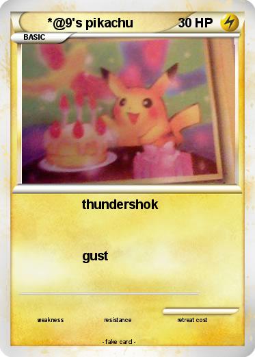 Pokemon *@9's pikachu