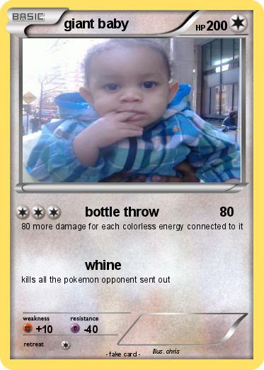 Pokemon giant baby