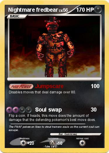 Pokemon Nightmare fredbear