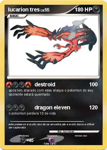 Pokemon lucarion tres