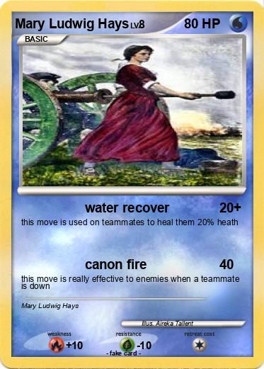 Pokemon Mary Ludwig Hays