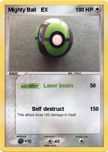 Pokemon Mighty Ball   EX