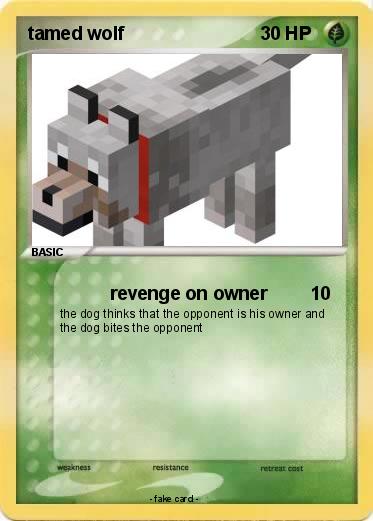 Pokemon tamed wolf