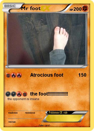 Pokemon Mr foot
