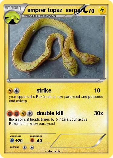 Pokemon emprer topaz  serpent