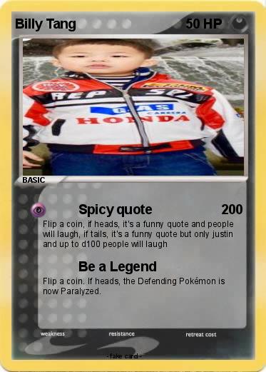 Pokemon Billy Tang