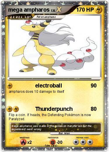Pokemon mega ampharos