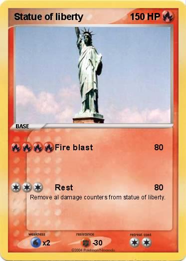 Pokemon Statue of liberty