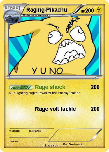 Pokemon Raging-Pikachu