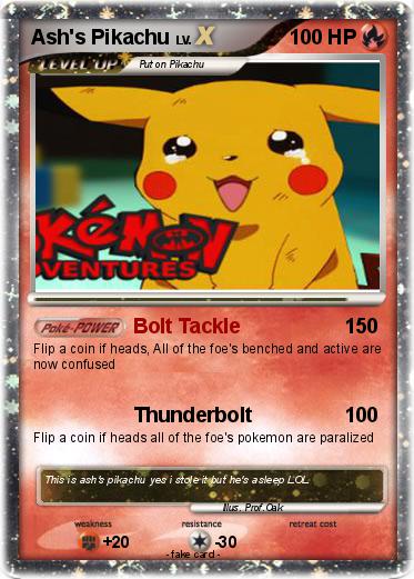 Pokemon Ash's Pikachu