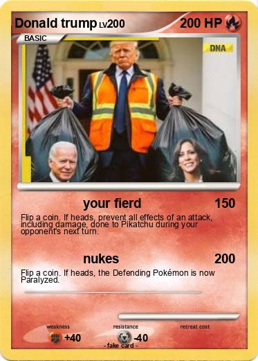 Pokemon Donald trump