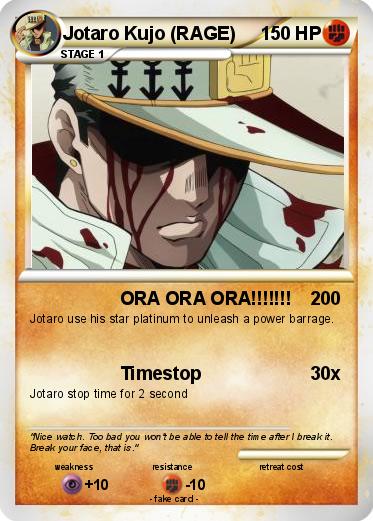 Pokemon Jotaro Kujo (RAGE)
