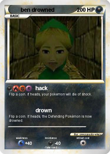 Pokemon ben drowned