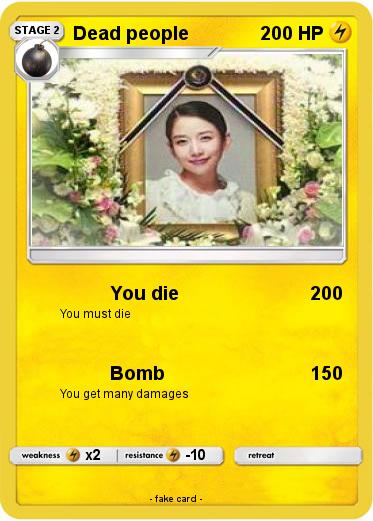 Pokemon Dead people