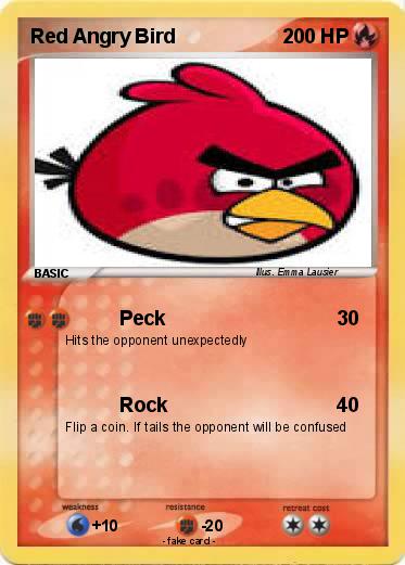Pokemon Red Angry Bird